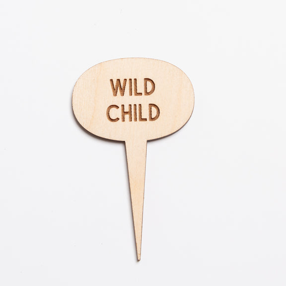 Mini Sign - Wild Child - Urban Sprouts