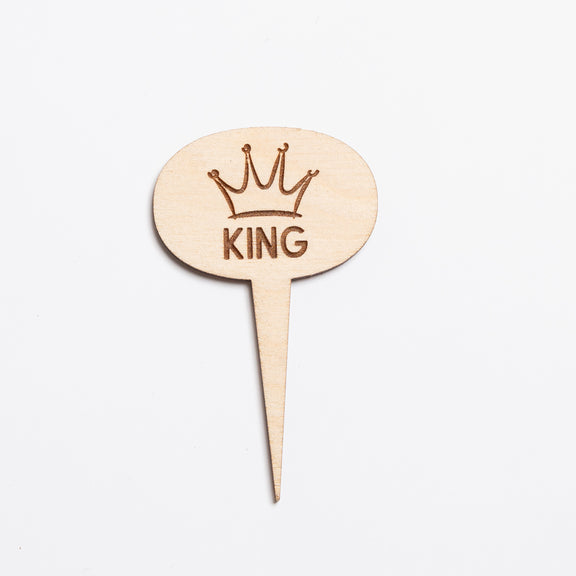 Mini Sign - King (Crown) - Urban Sprouts