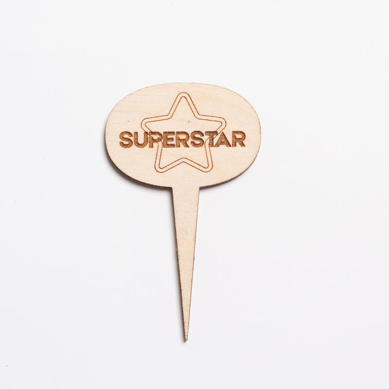 Mini Sign - Superstar (Star) - Urban Sprouts