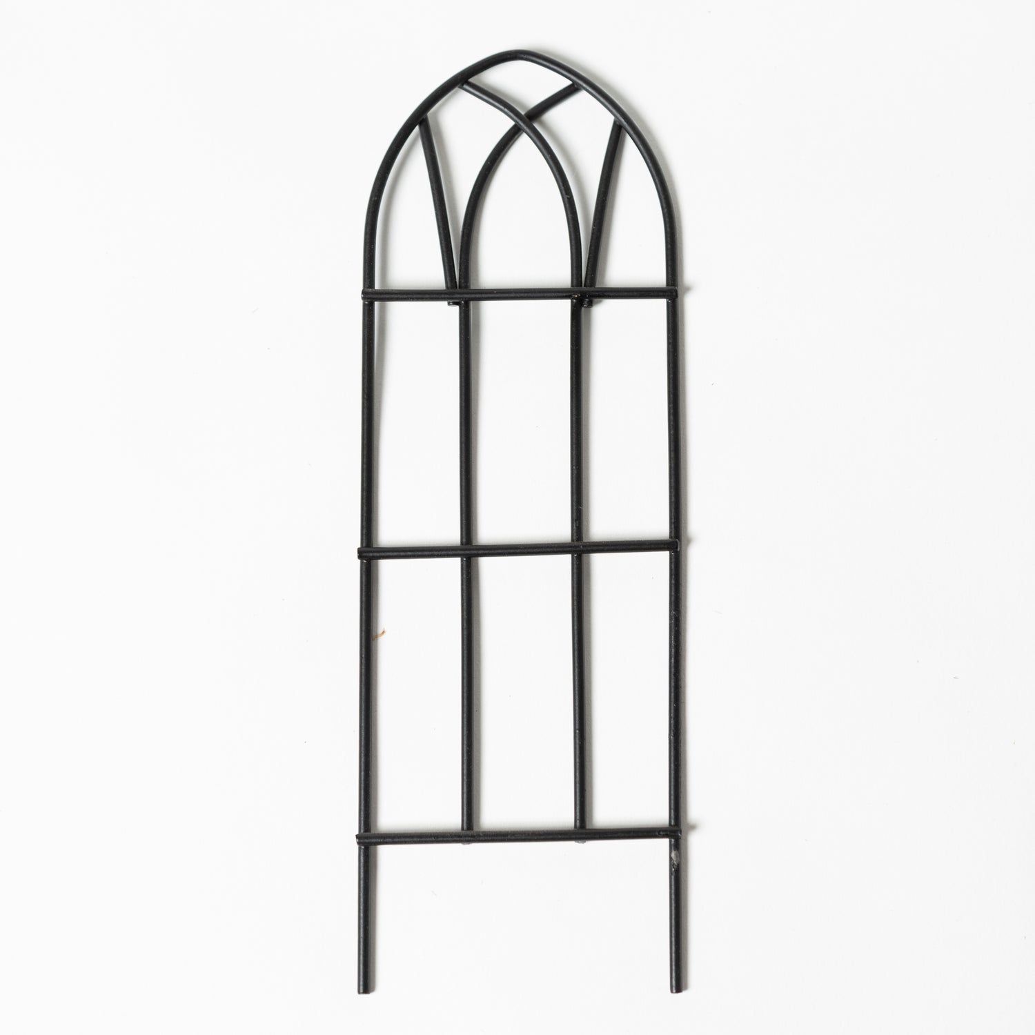 8" Black Metal Arch Trellis - Urban Sprouts