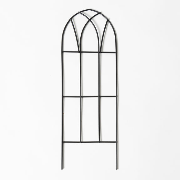 10" Black Metal Arch Trellis - Urban Sprouts