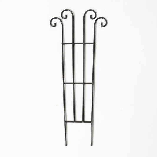 10" Black Metal Flare Trellis - Urban Sprouts