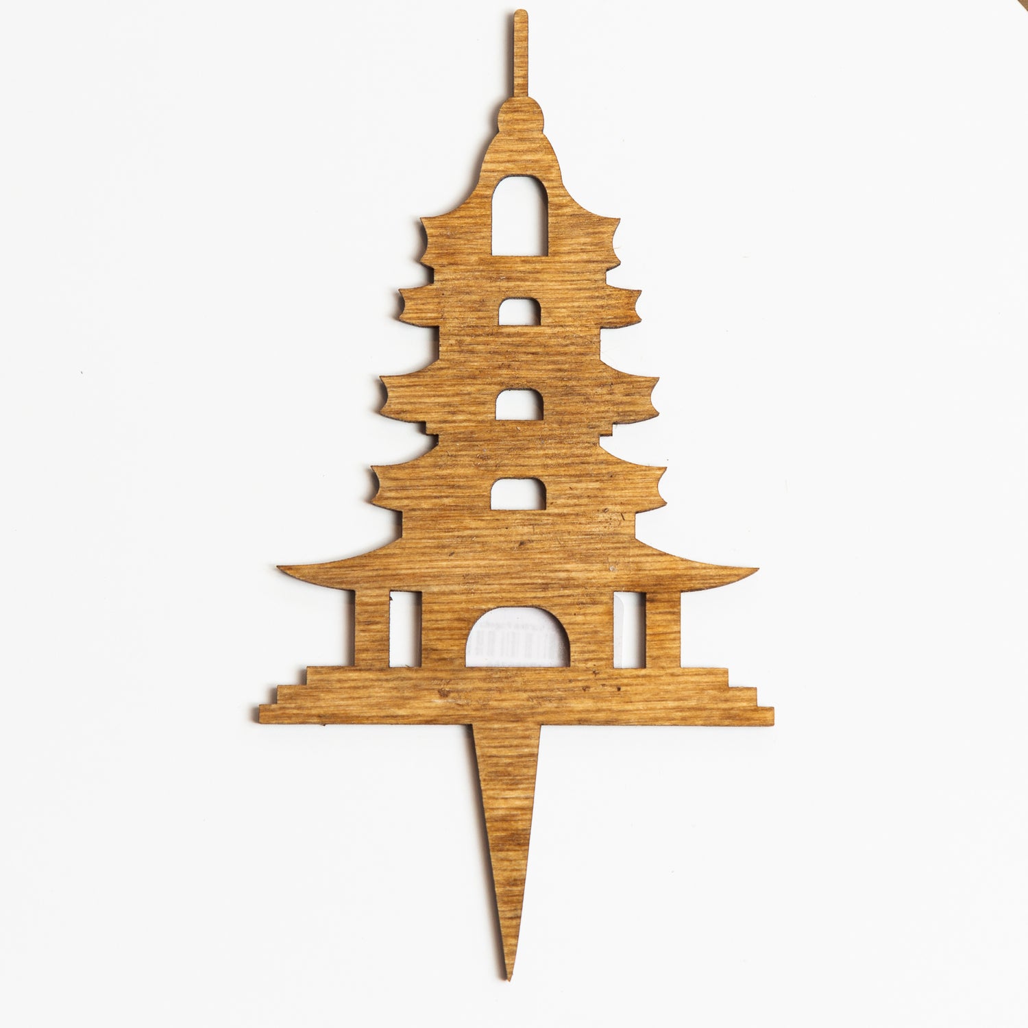 Mini Sign - Garden Pagoda style 5