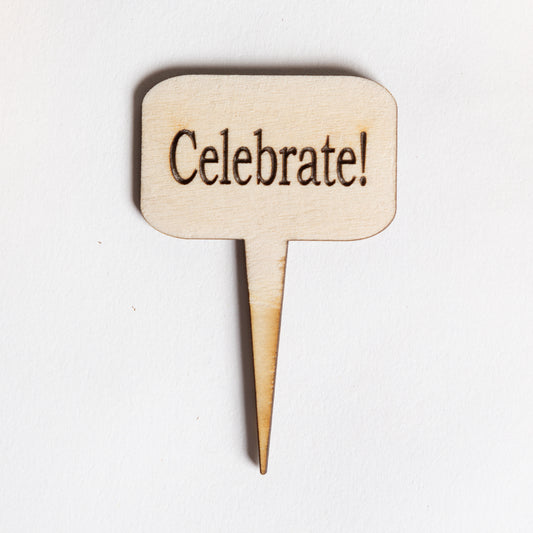 Mini Sign - Celebrate!