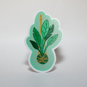 Hanging Kokedama Sticker