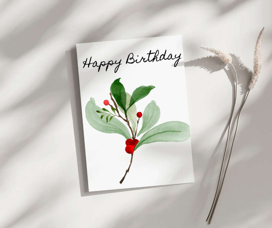 Happy Birthday Holly - Blank Greeting Card - Urban Sprouts