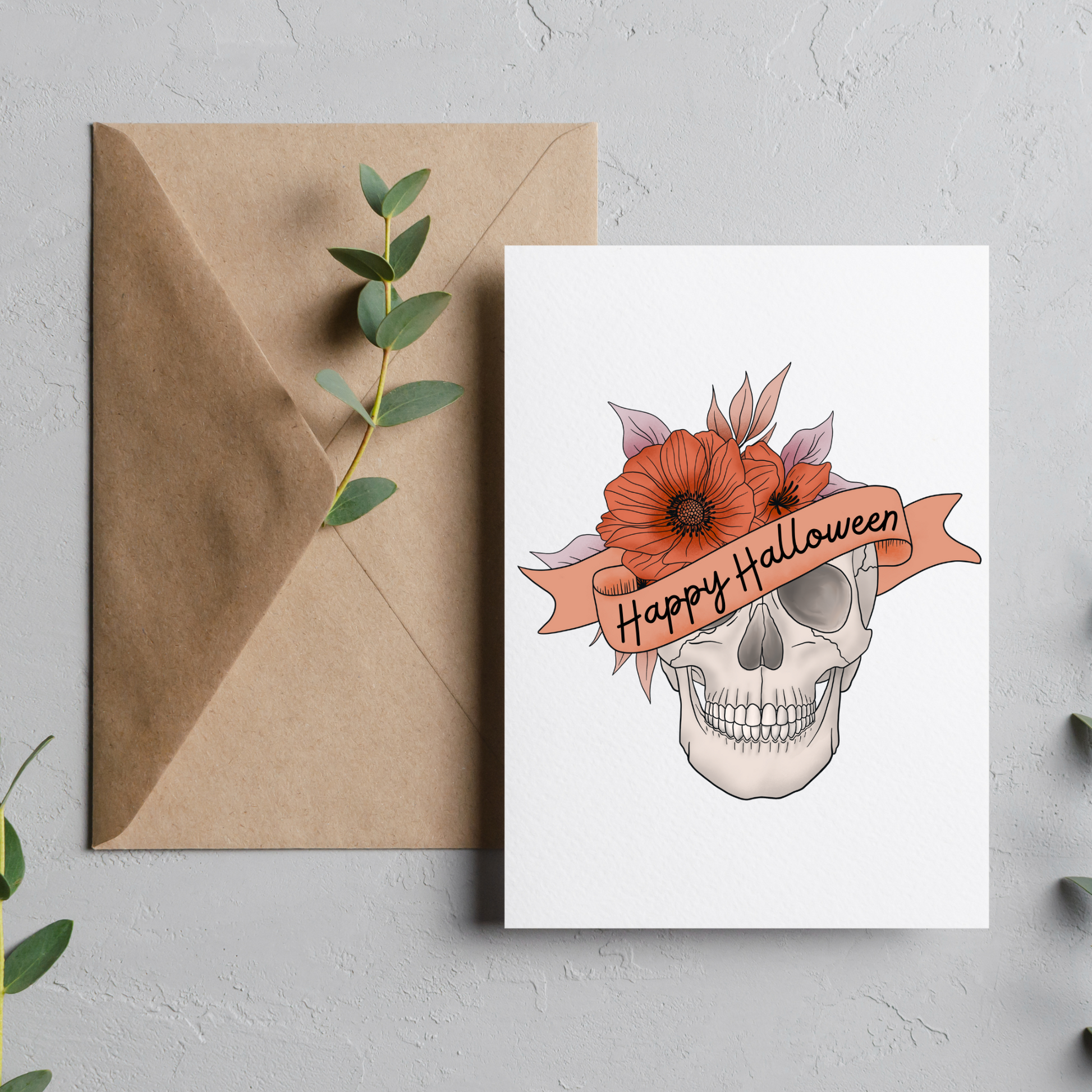 Happy Halloween - Blank Greeting Card - Urban Sprouts