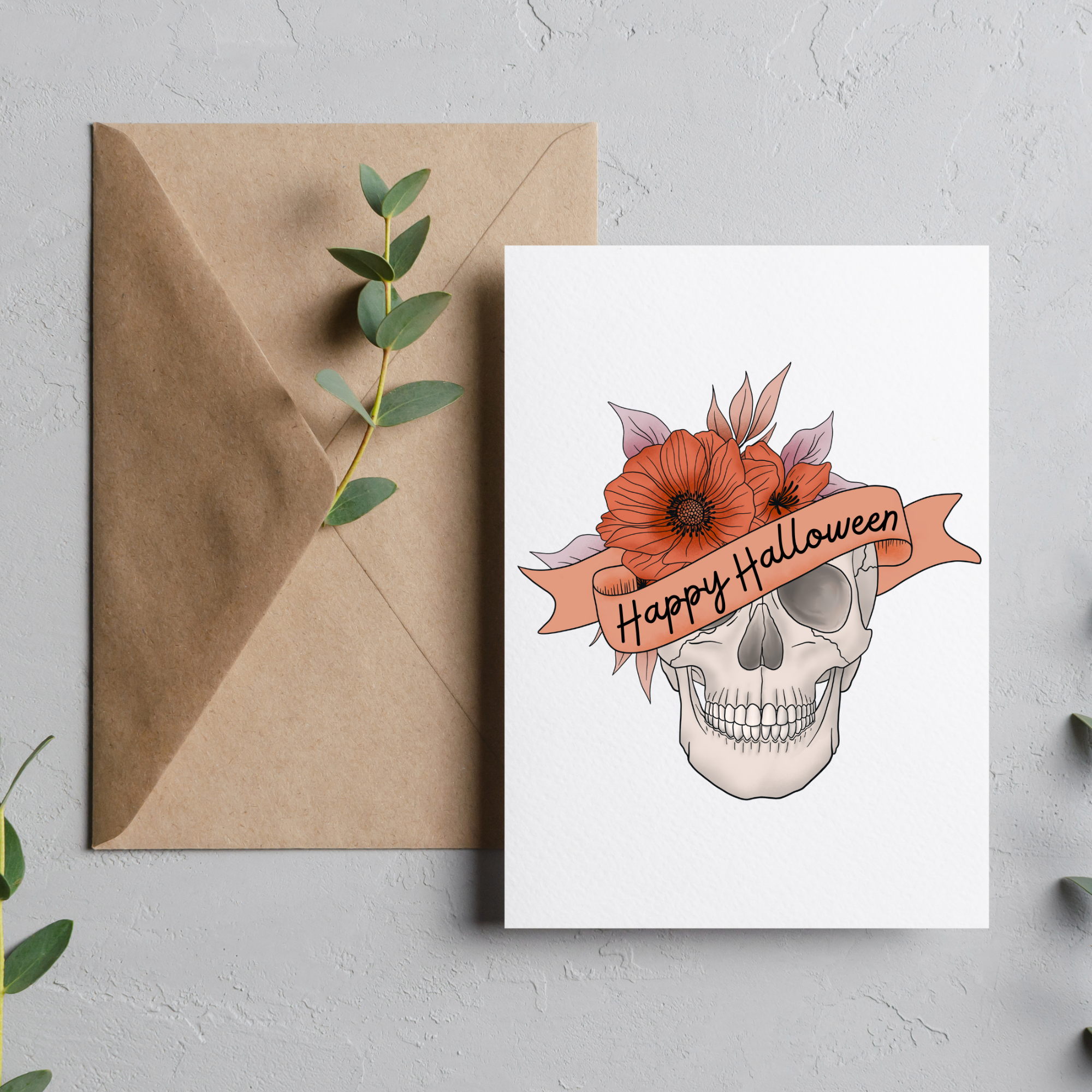 Happy Halloween - Blank Greeting Card - Urban Sprouts