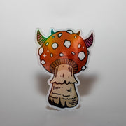 Horned Mushroom Sticker