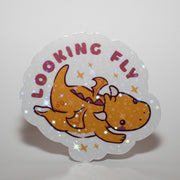 Looking Fly Dragon Sticker