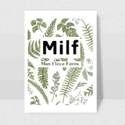 Man I Love Ferns - Blank Greeting Card - Urban Sprouts