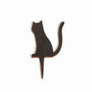 Mini Sign - Black Cat Tall Sitting - Urban Sprouts