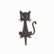 Mini Sign - Black Sitting Cat - Urban Sprouts