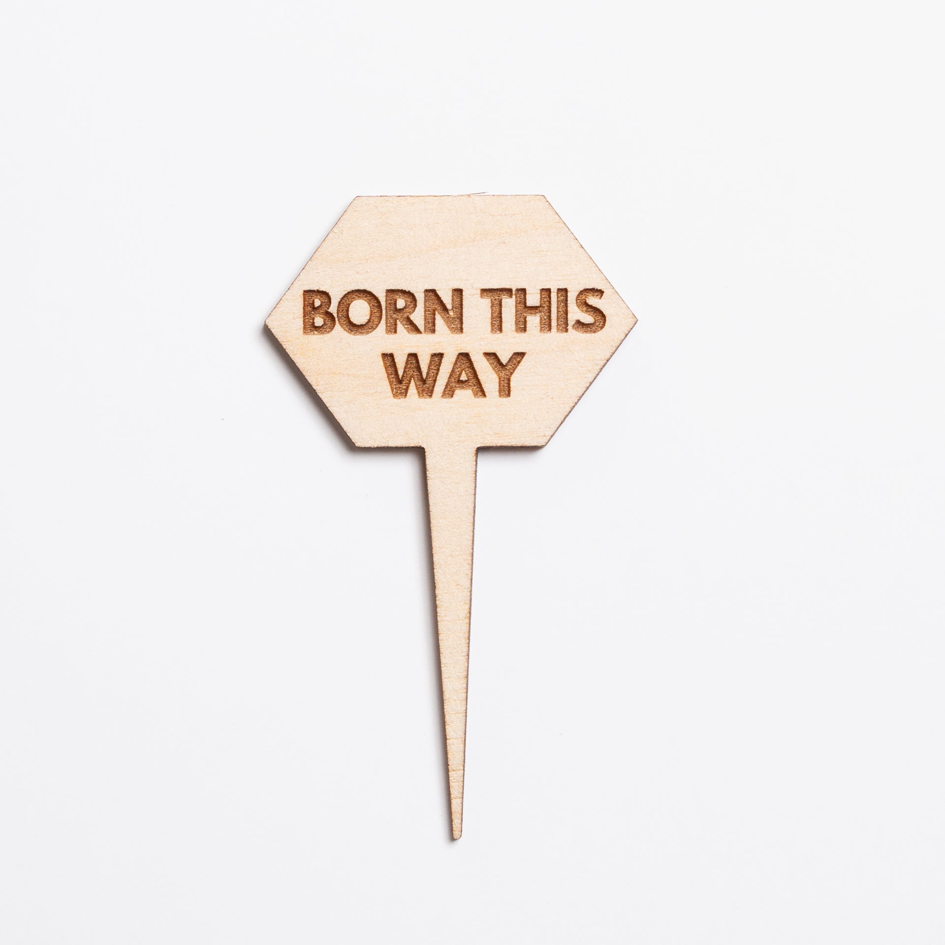 Mini Sign - Born This Way - Urban Sprouts