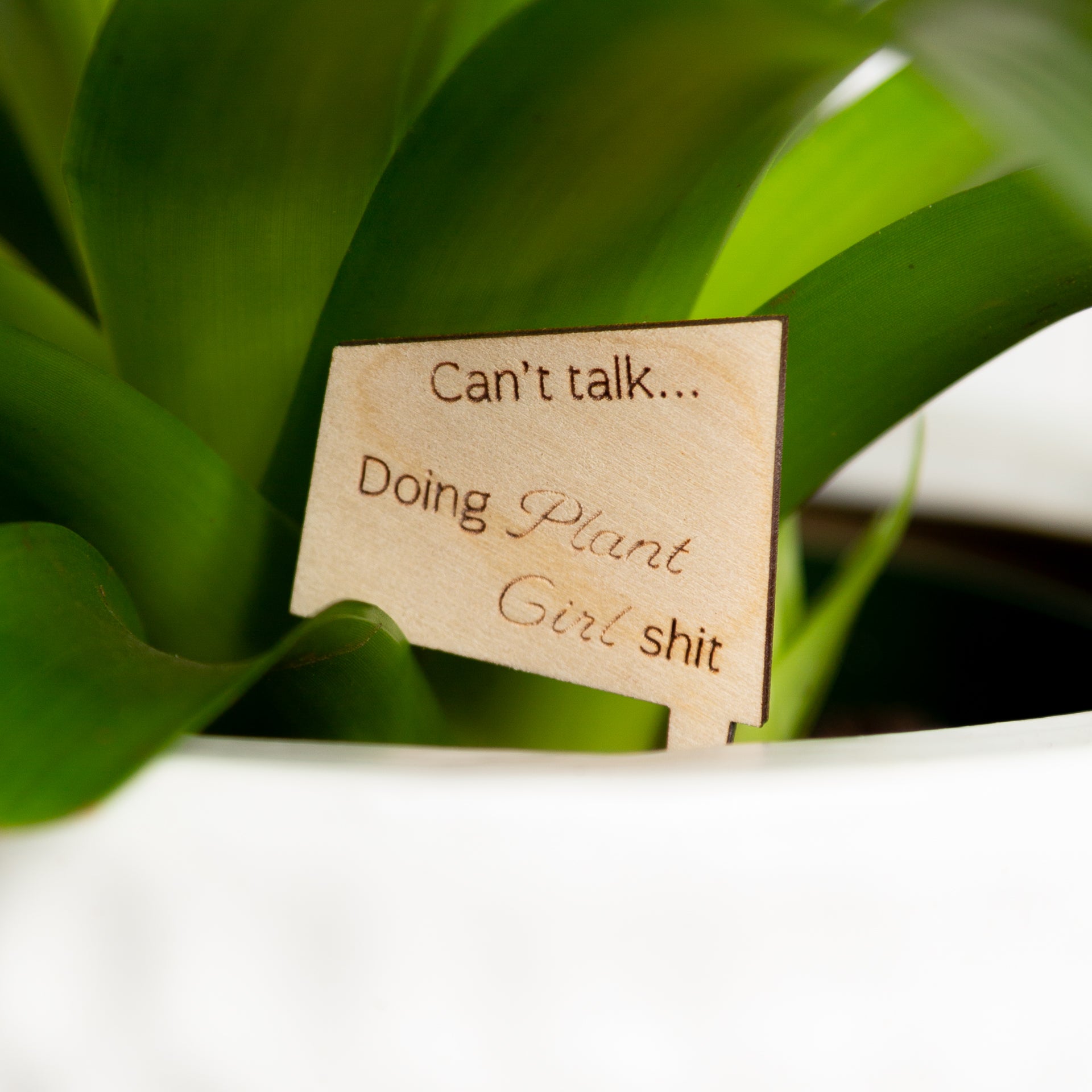 Mini Sign - Can't talk - doing Plant Girl shit - Urban Sprouts