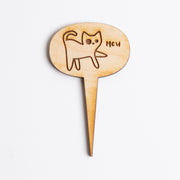 Mini Sign - Cat Mew - Urban Sprouts