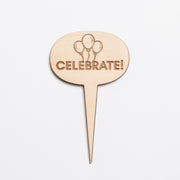 Mini Sign - Celebrate (Balloons) - Urban Sprouts