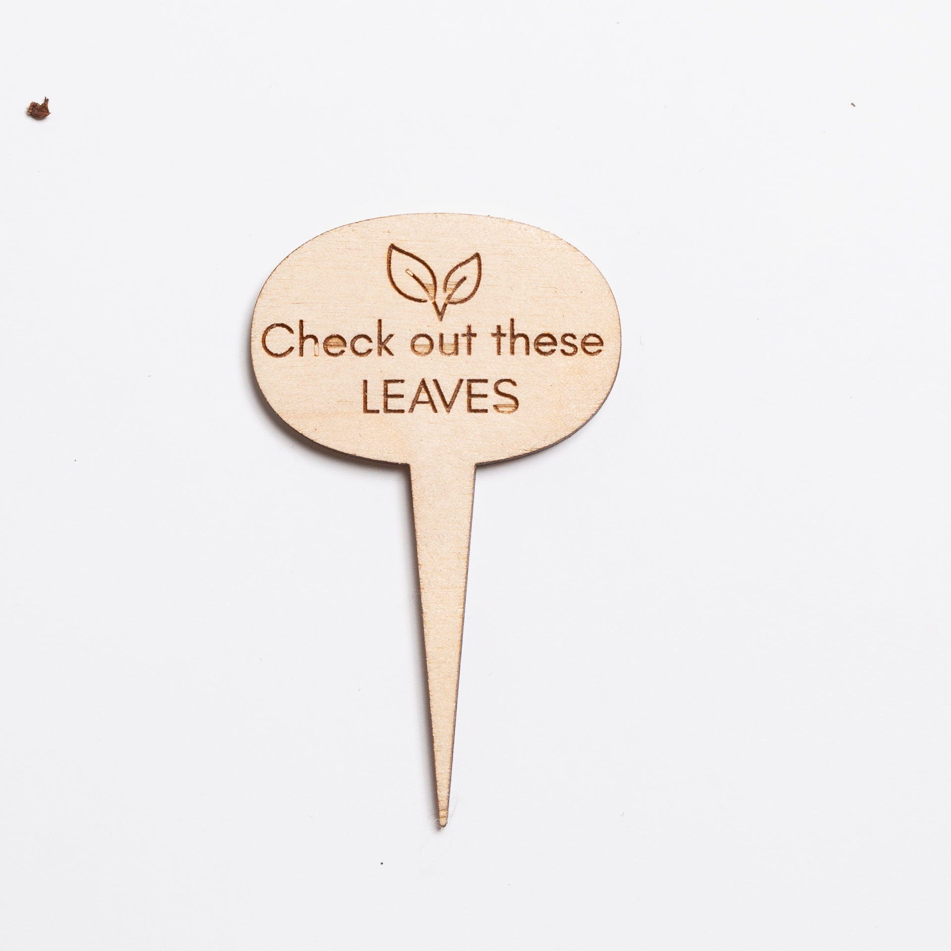 Mini Sign - Check out These Leaves - Urban Sprouts