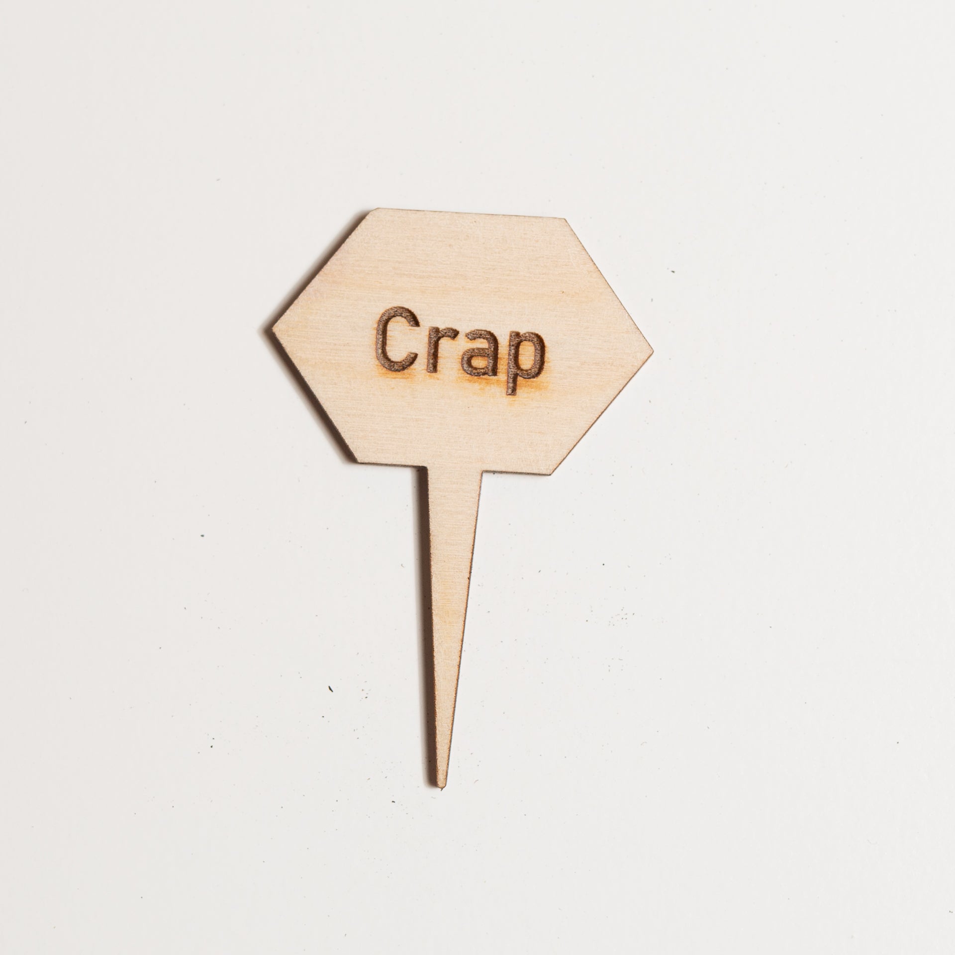 Mini Sign - Crap - Urban Sprouts