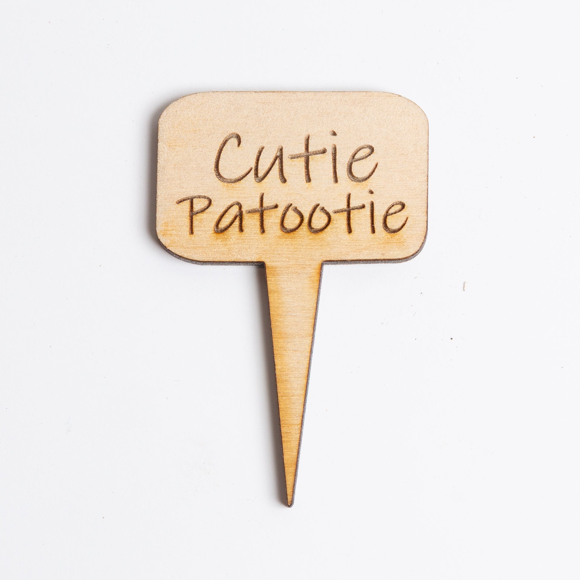 Mini Sign - Cutie Patootie - Urban Sprouts