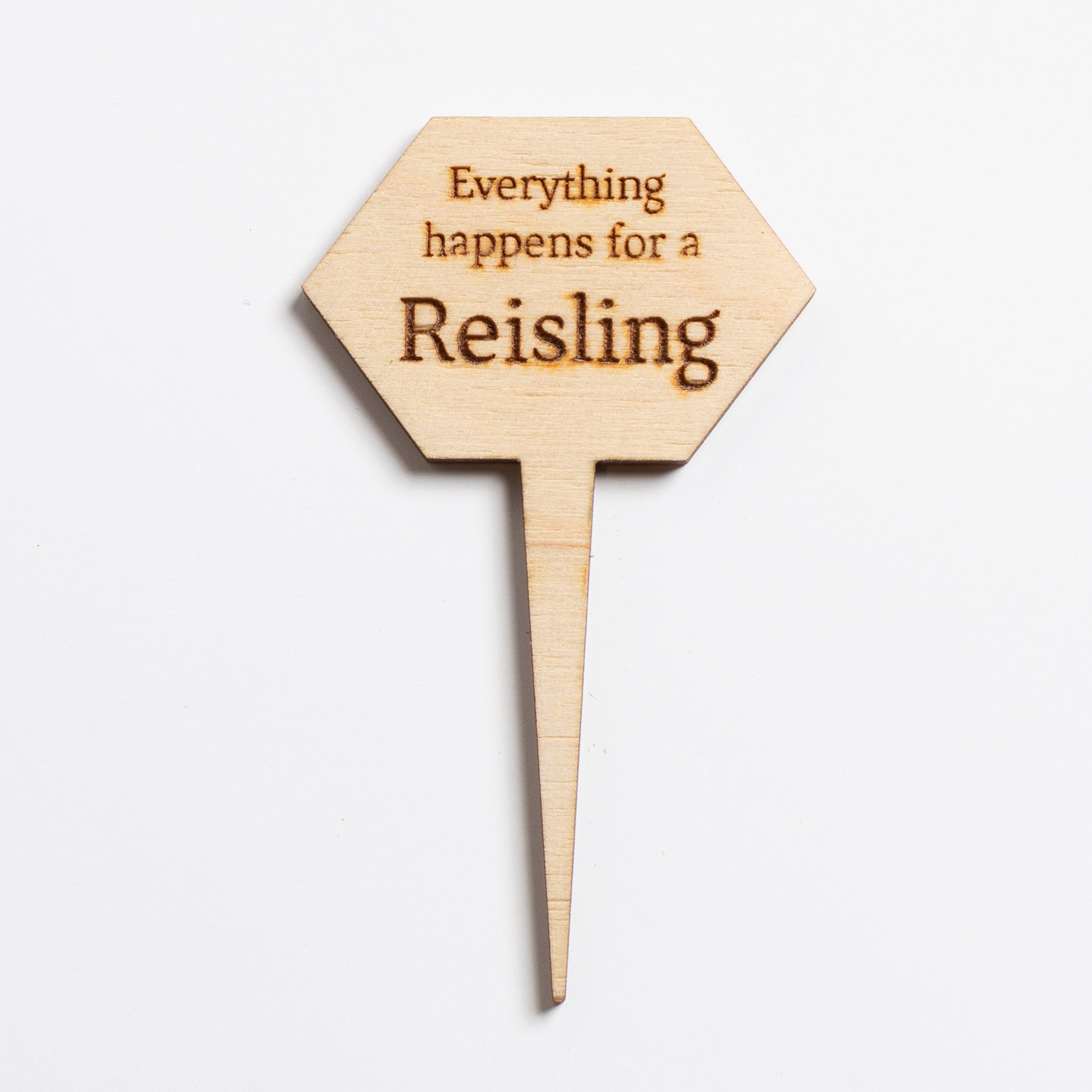 Mini Sign - Everything Happens for a Reisling - Urban Sprouts