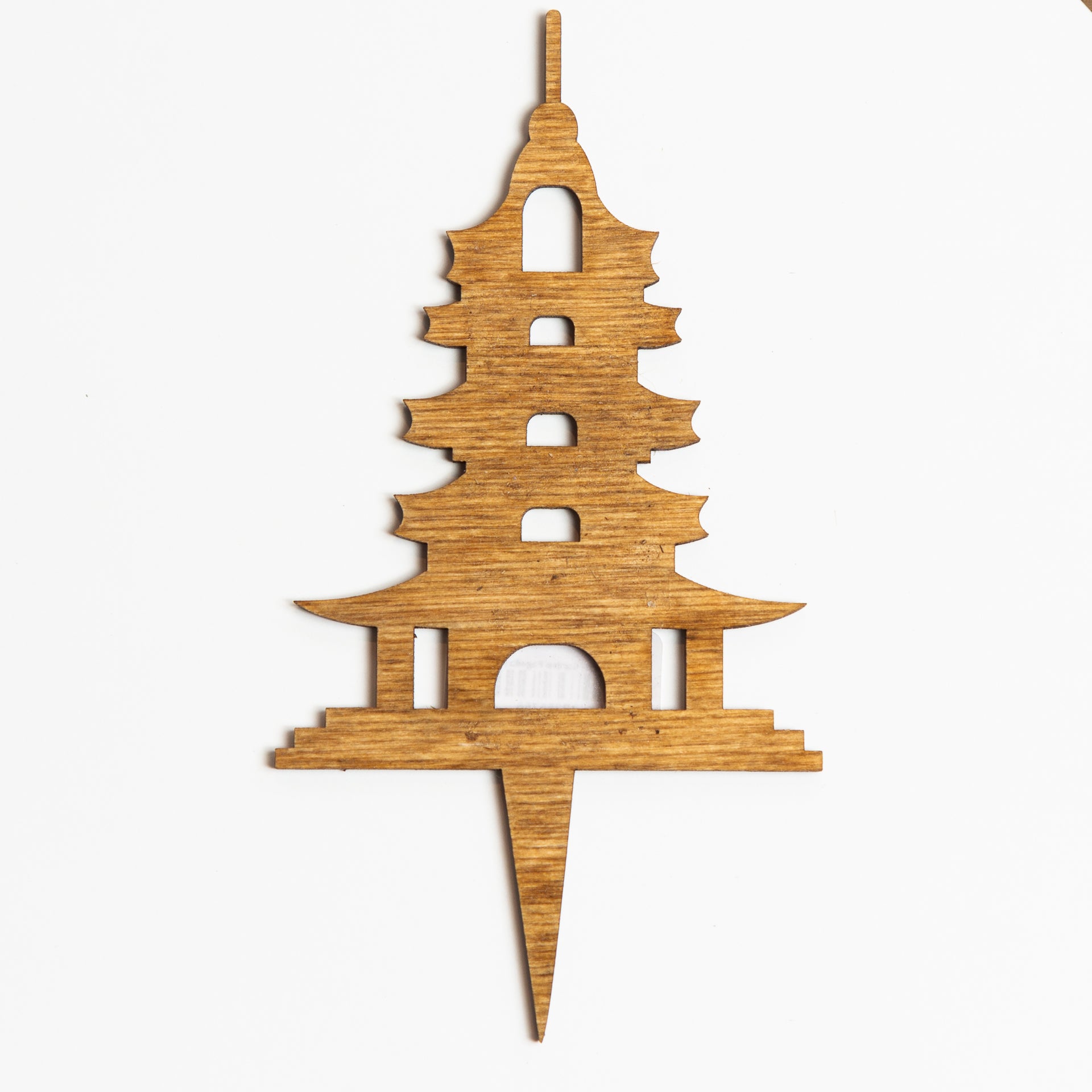 Mini Sign - Garden Pagoda style 5 - Urban Sprouts