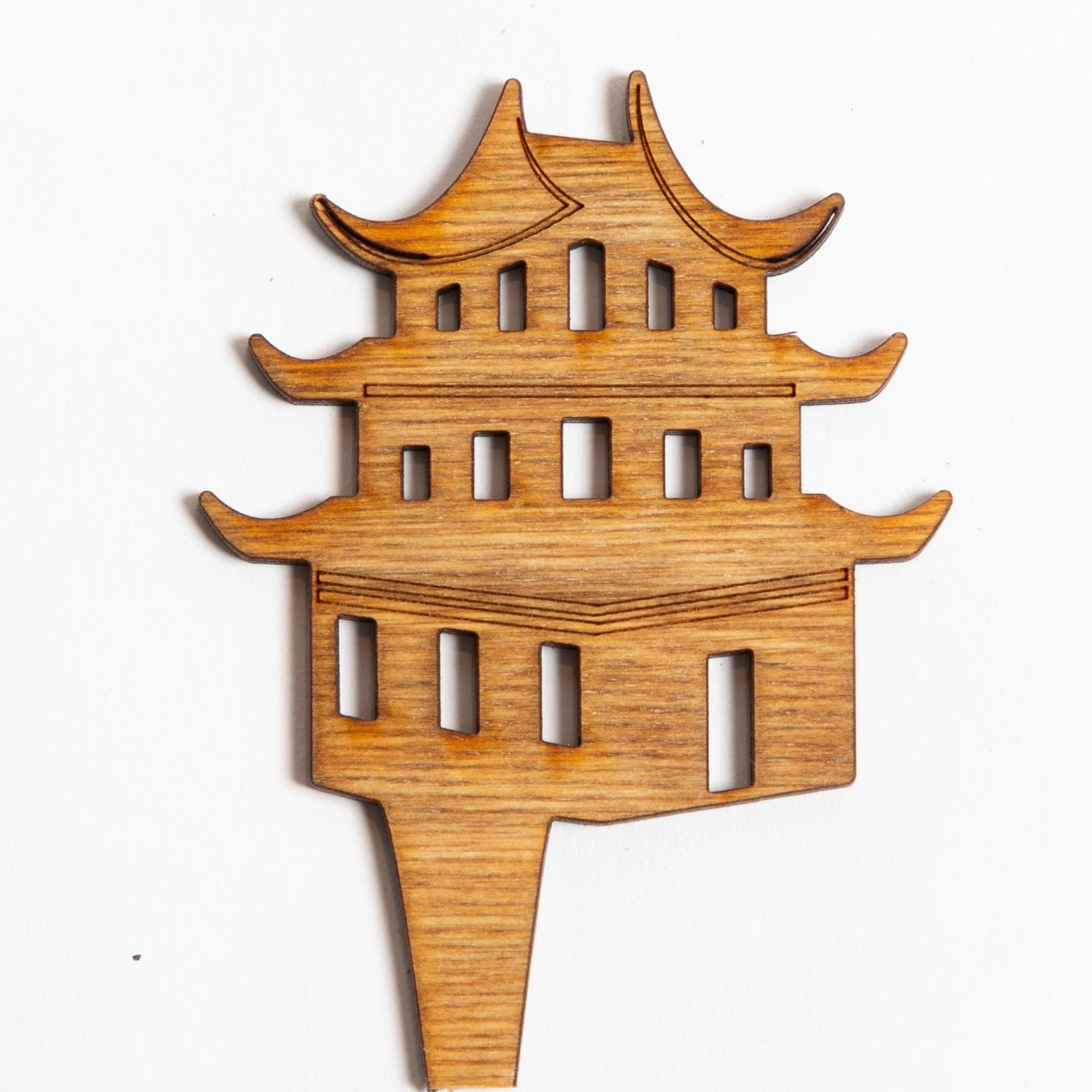 Mini Sign - Garden Pagoda style 4 - Urban Sprouts