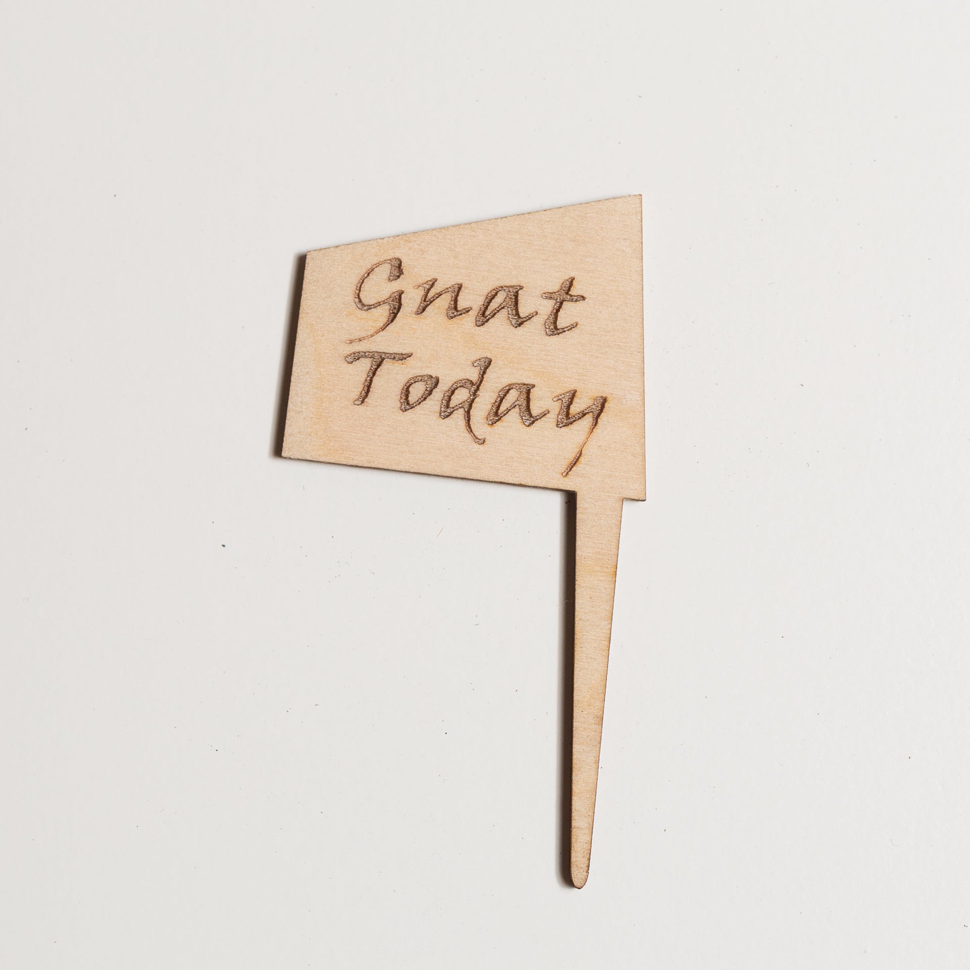 Mini Sign - Gnat today - Urban Sprouts