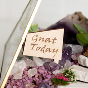 Mini Sign - Gnat today - Urban Sprouts