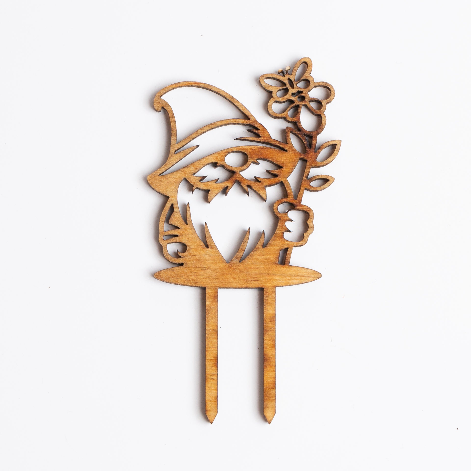 Mini Sign Gnome- Flower And Butterfly - Urban Sprouts