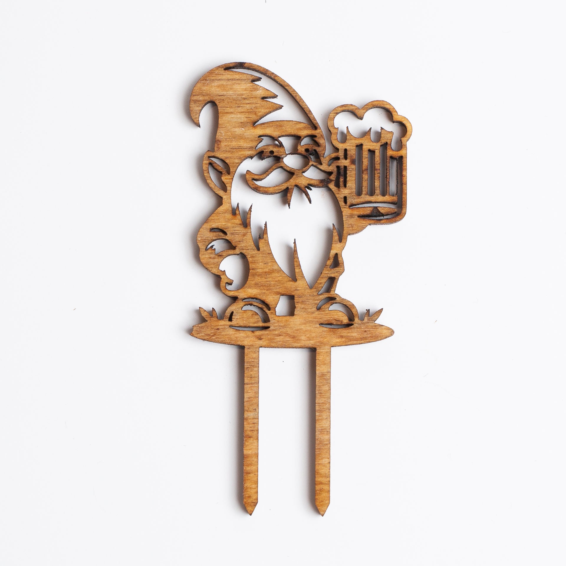 Mini Sign Gnome - Gnome With Beer - Urban Sprouts