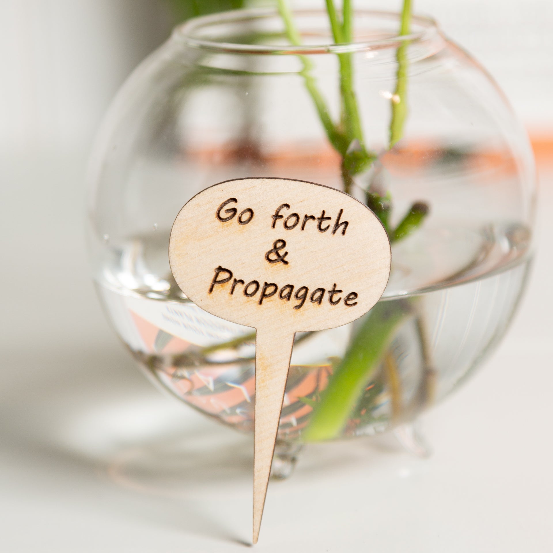 Mini Sign - Go forth and propagate - Urban Sprouts