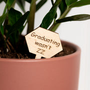 Mini Sign - Graduating wasn't ZZ - Urban Sprouts