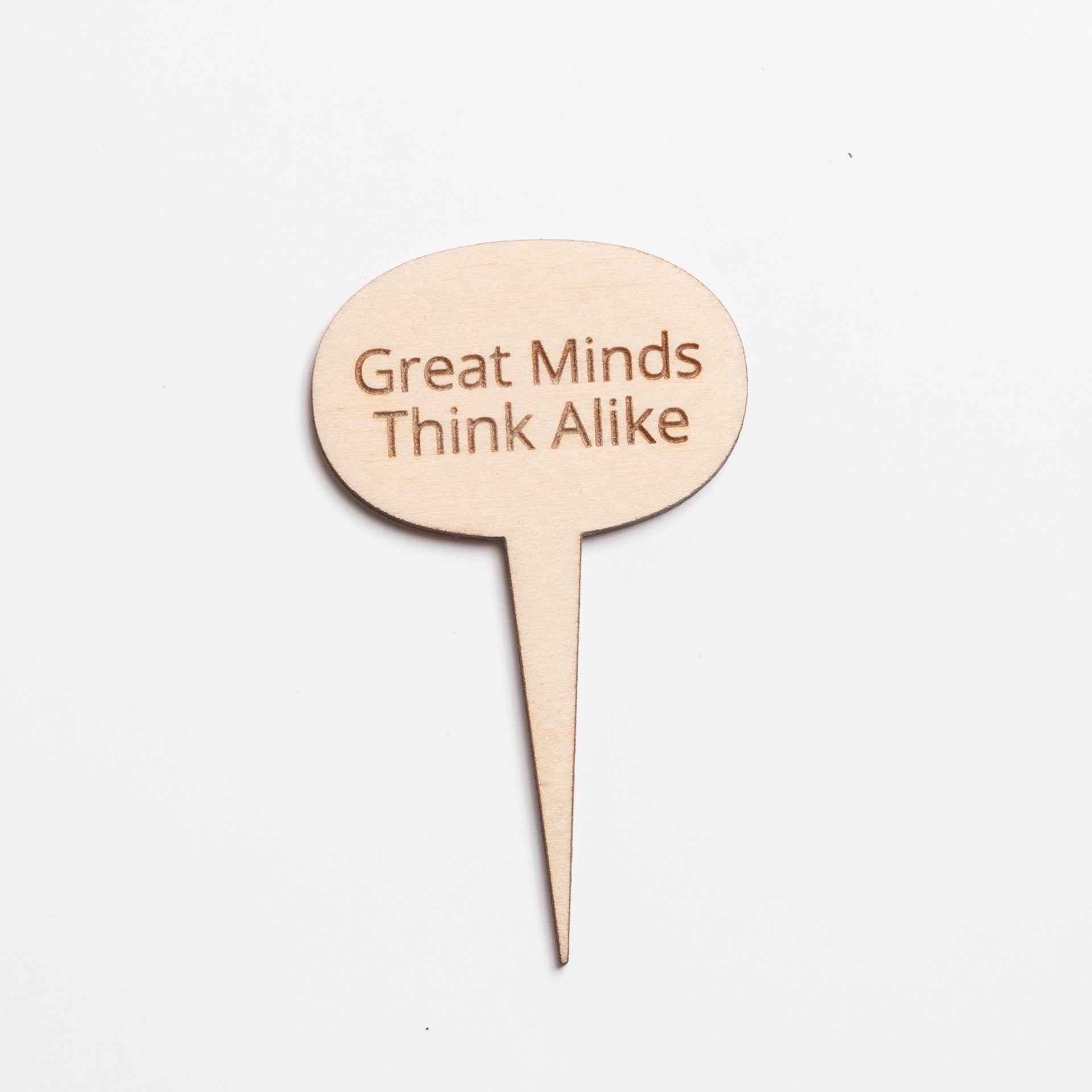 Mini Sign - Great Minds Think Alike - Urban Sprouts