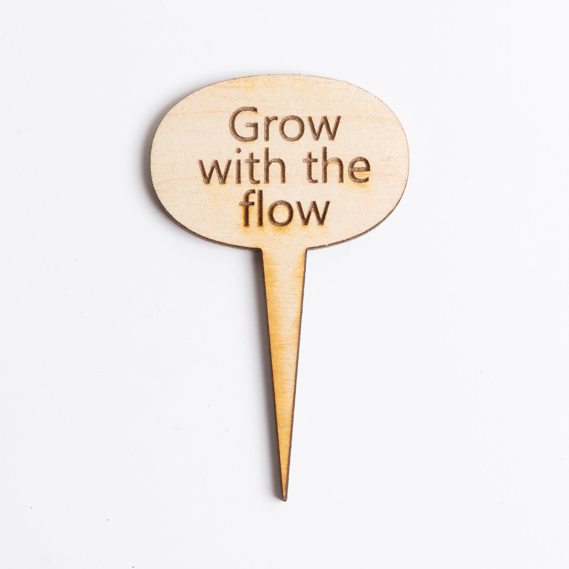 Mini Sign - Grow with the Flow - Urban Sprouts