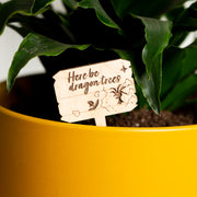 Mini Sign - Here be Dragon Trees - Urban Sprouts