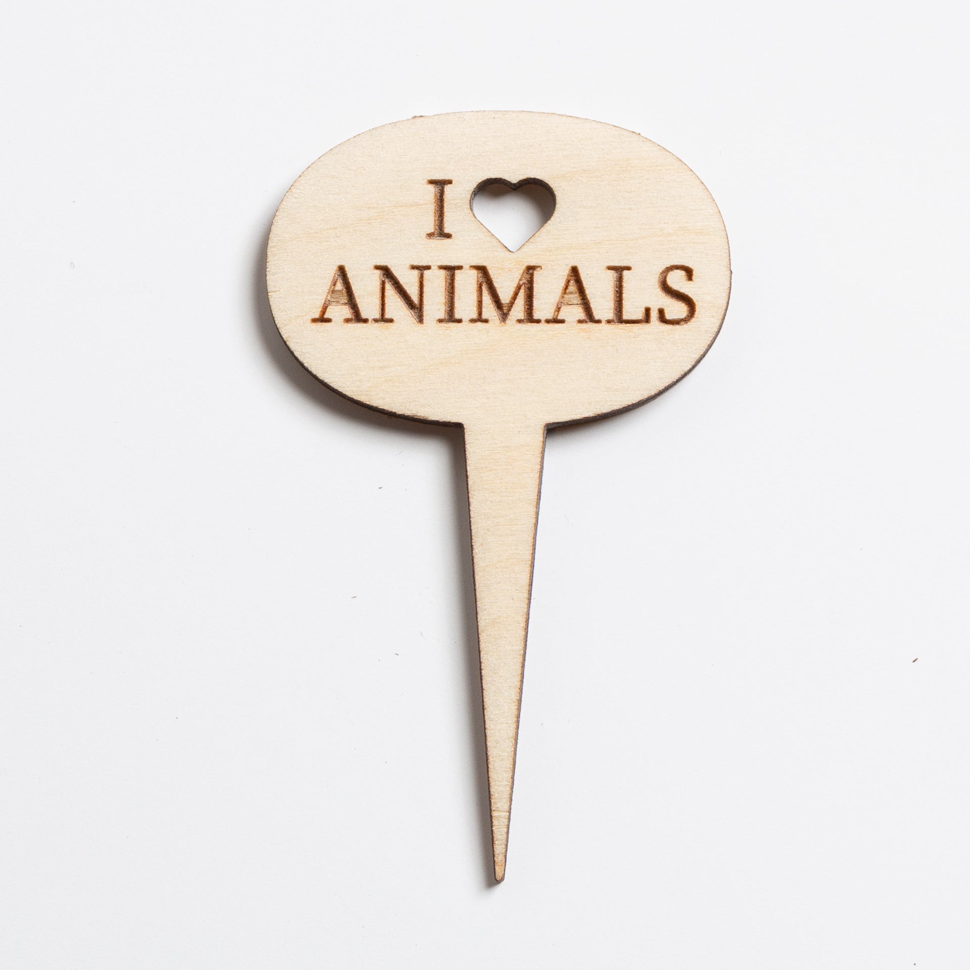 Mini Sign - I Heart Animals - Urban Sprouts