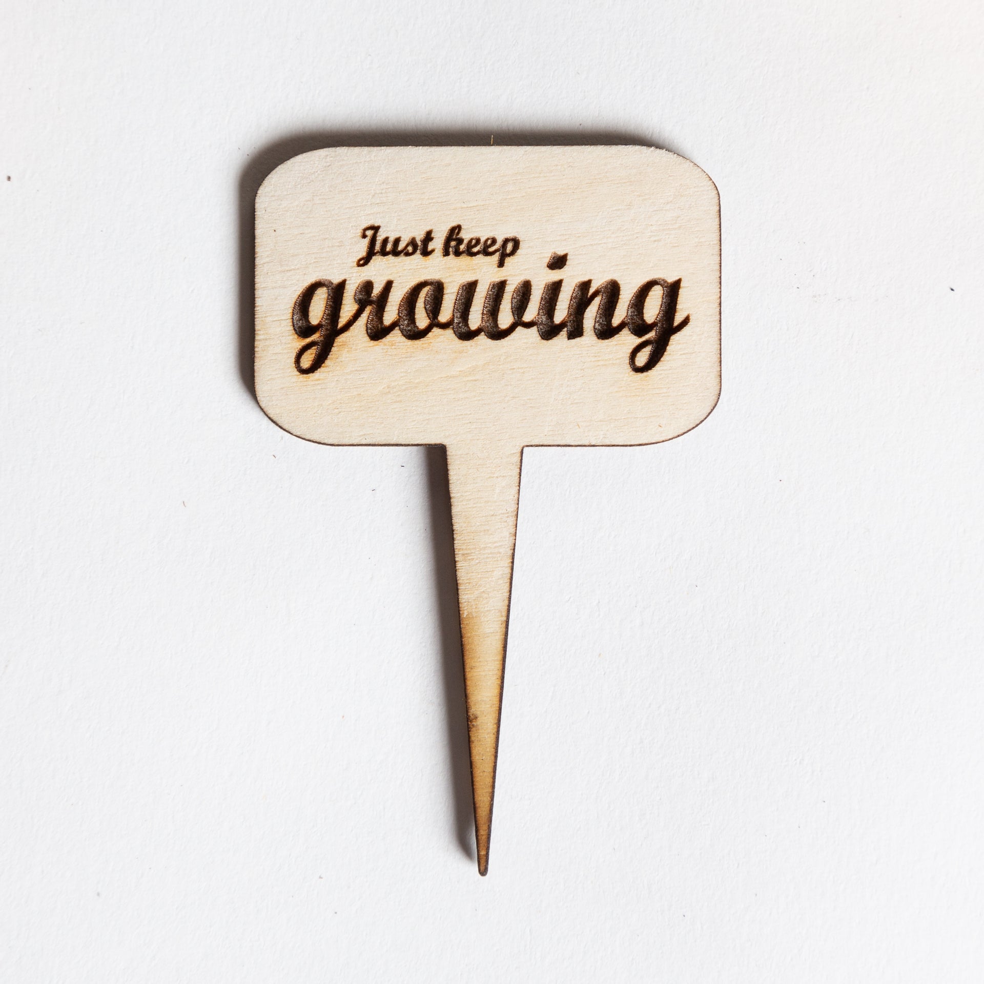 Mini Sign - Just keep growing - Urban Sprouts