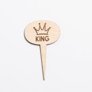 Mini Sign - King (Crown) - Urban Sprouts