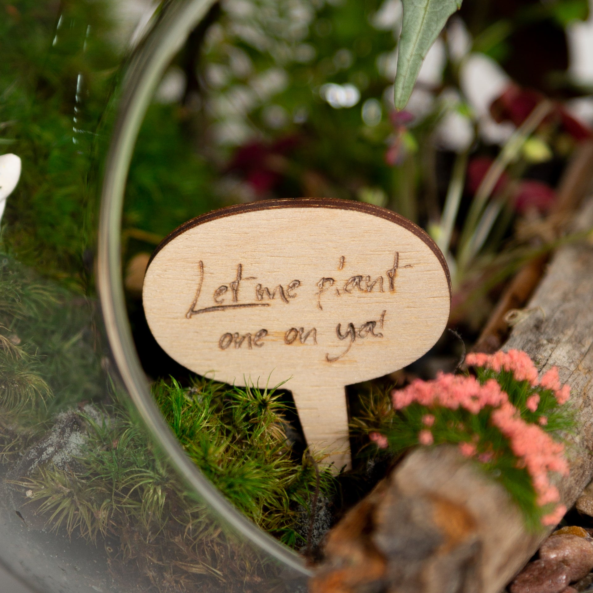 Mini Sign - Let me plant one on ya - Urban Sprouts