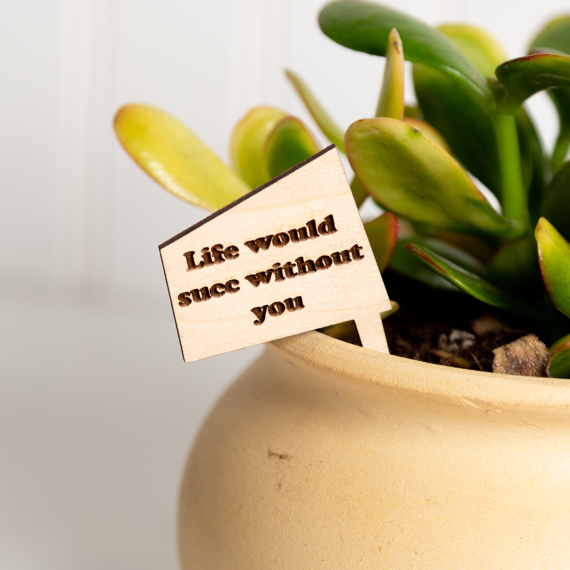 Mini Sign - Life would succ without you - Urban Sprouts