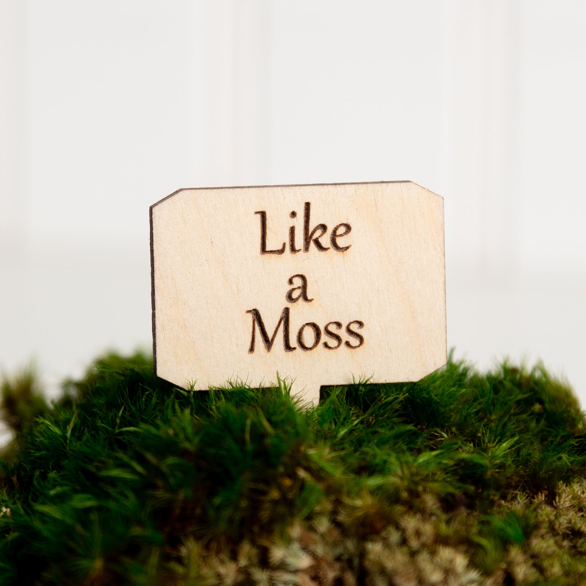 Mini Sign - Like a Moss - Urban Sprouts