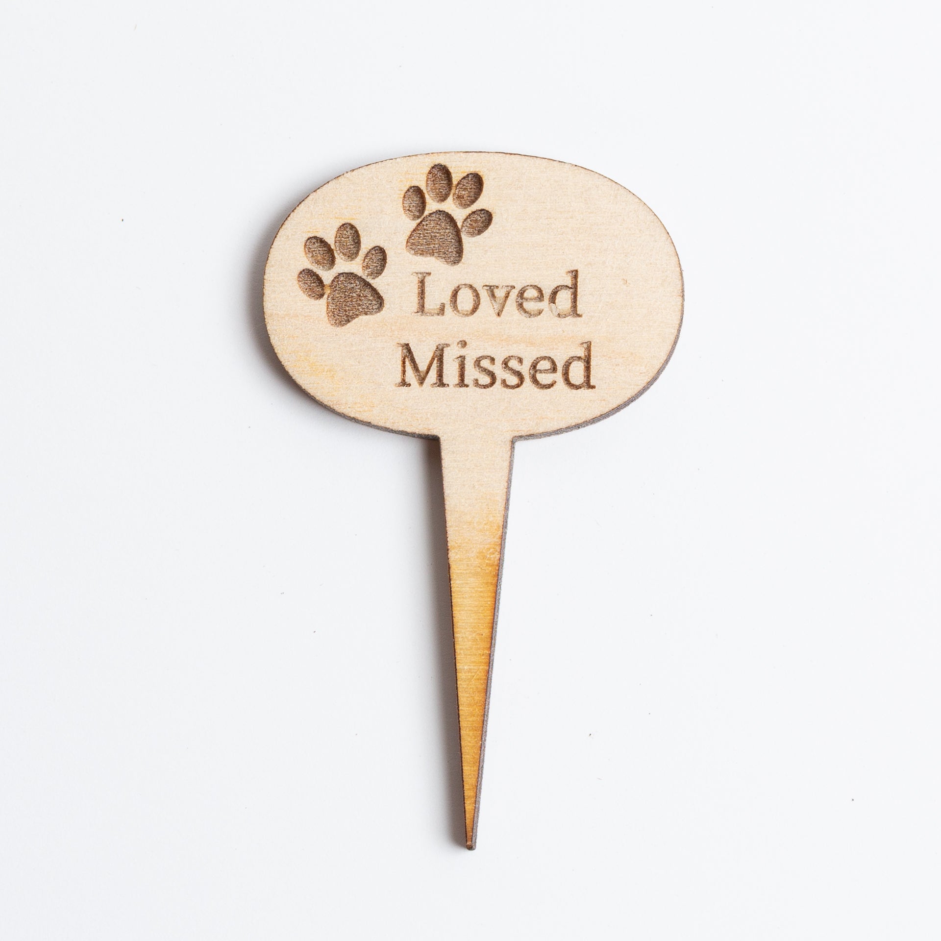 Mini Sign - Loved Missed (Paws) - Urban Sprouts