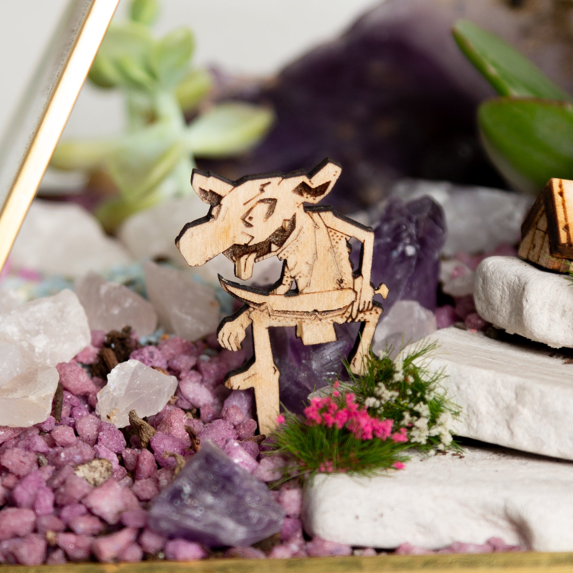 Mini Sign -Monster - Goblin - Urban Sprouts