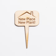 Mini Sign - New Place New Plant - Urban Sprouts
