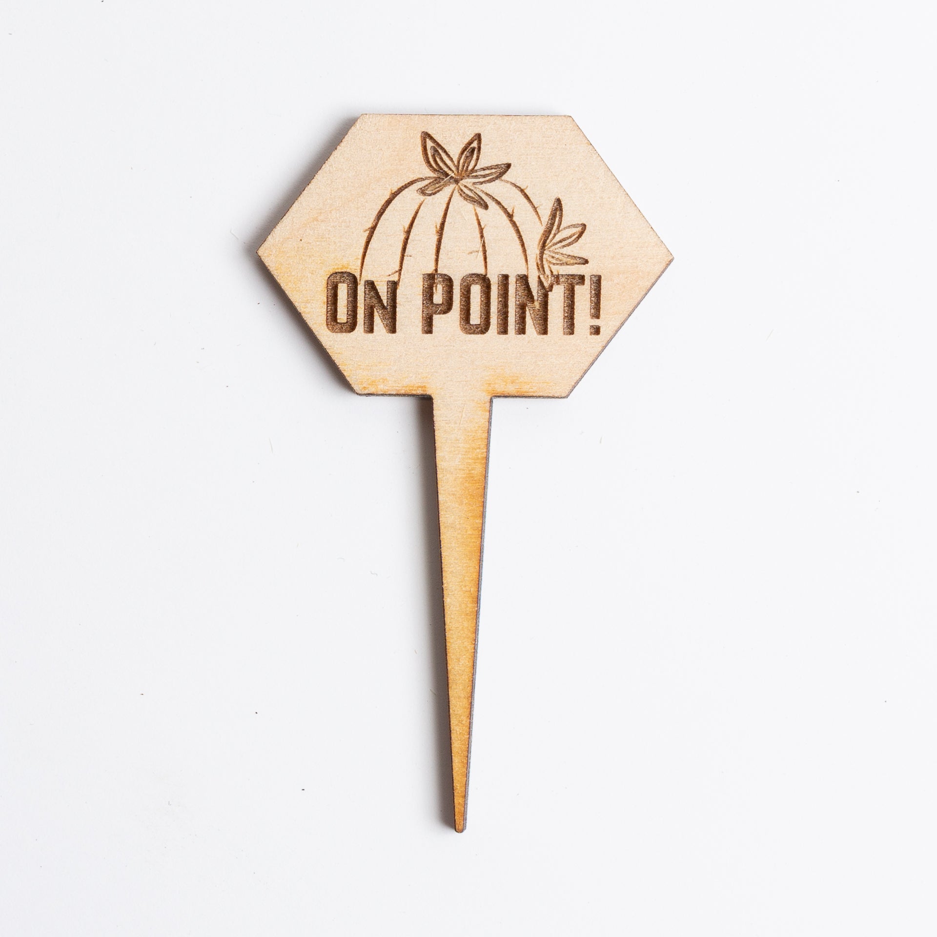 Mini Sign - On Point (Cactus) - Urban Sprouts