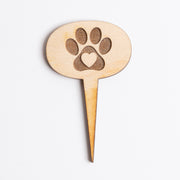Mini Sign - Paw Heart - Urban Sprouts