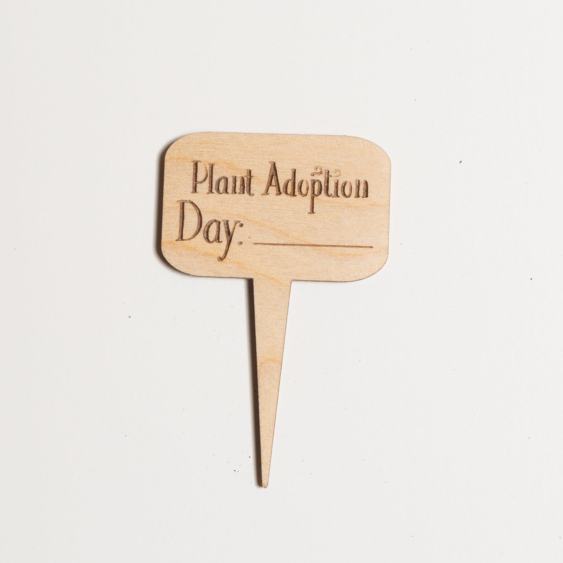 Mini Sign -Plant Adoption Day - Urban Sprouts