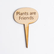 Mini Sign - Plants are friends - Urban Sprouts