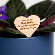 Mini Sign - Roses are Red - Urban Sprouts